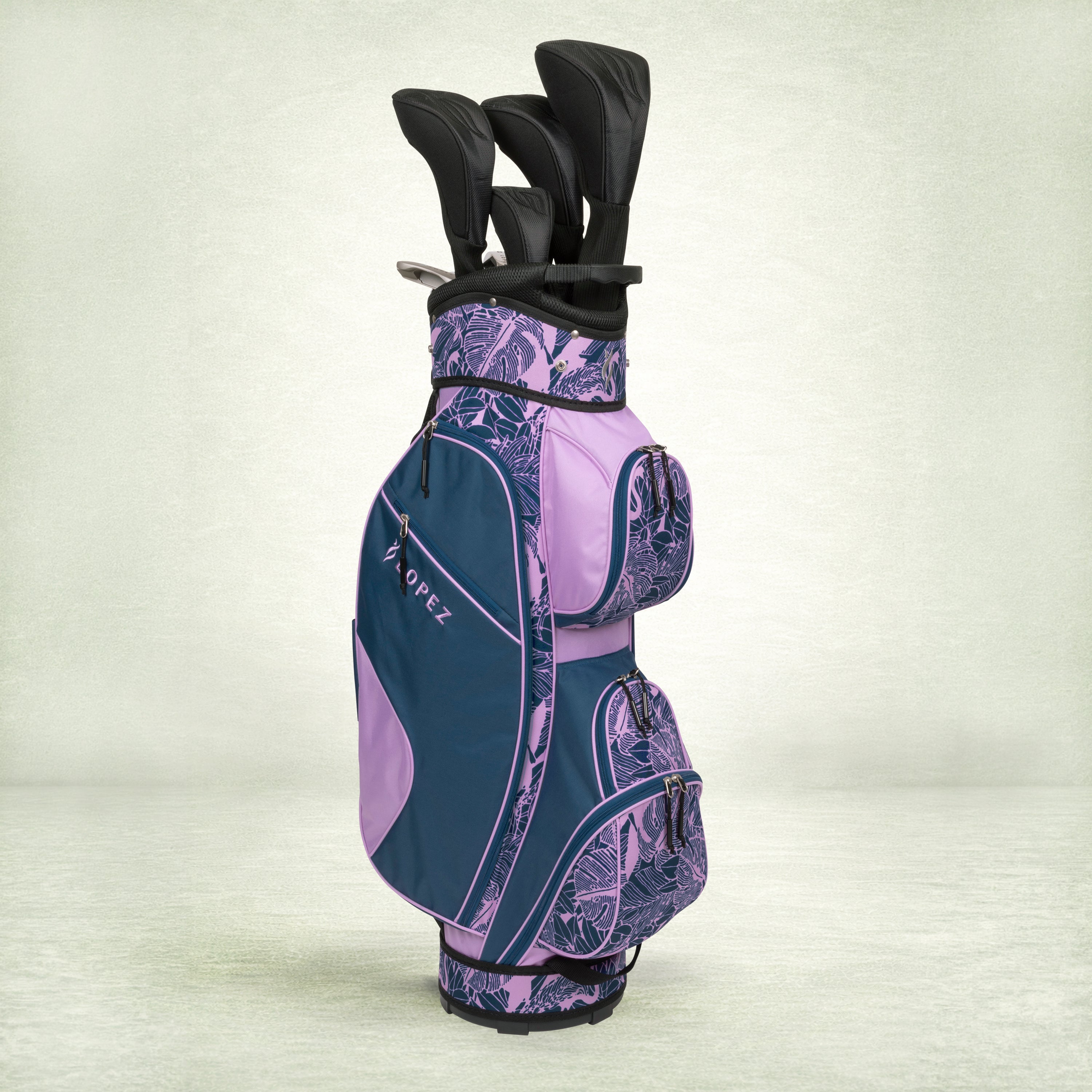 Nancy Lopez Golf Ashley 18-Piece Cart Bag Package Set - Lush