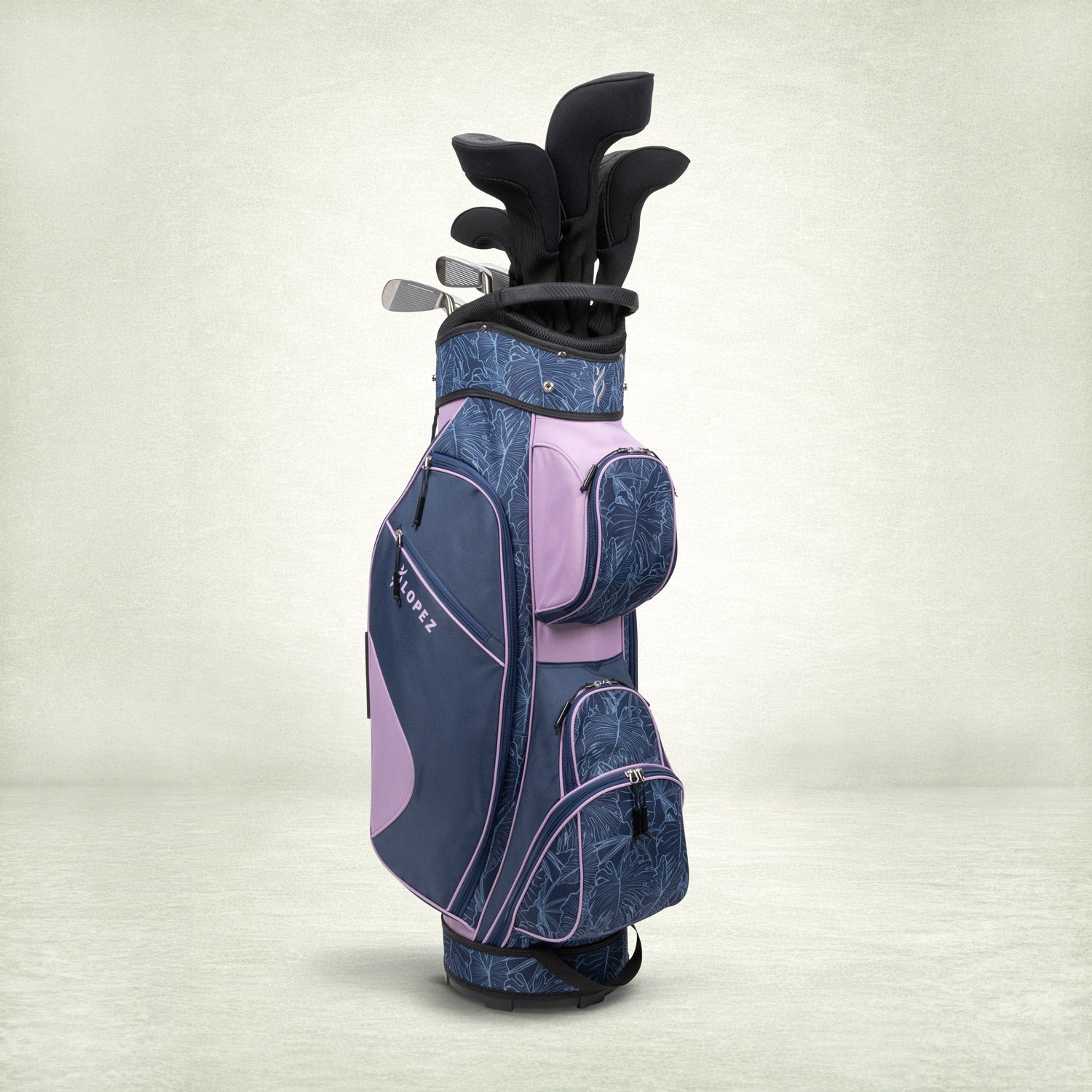 Nancy Lopez Golf Ashley 18-Piece Cart Bag Package Set - Lush