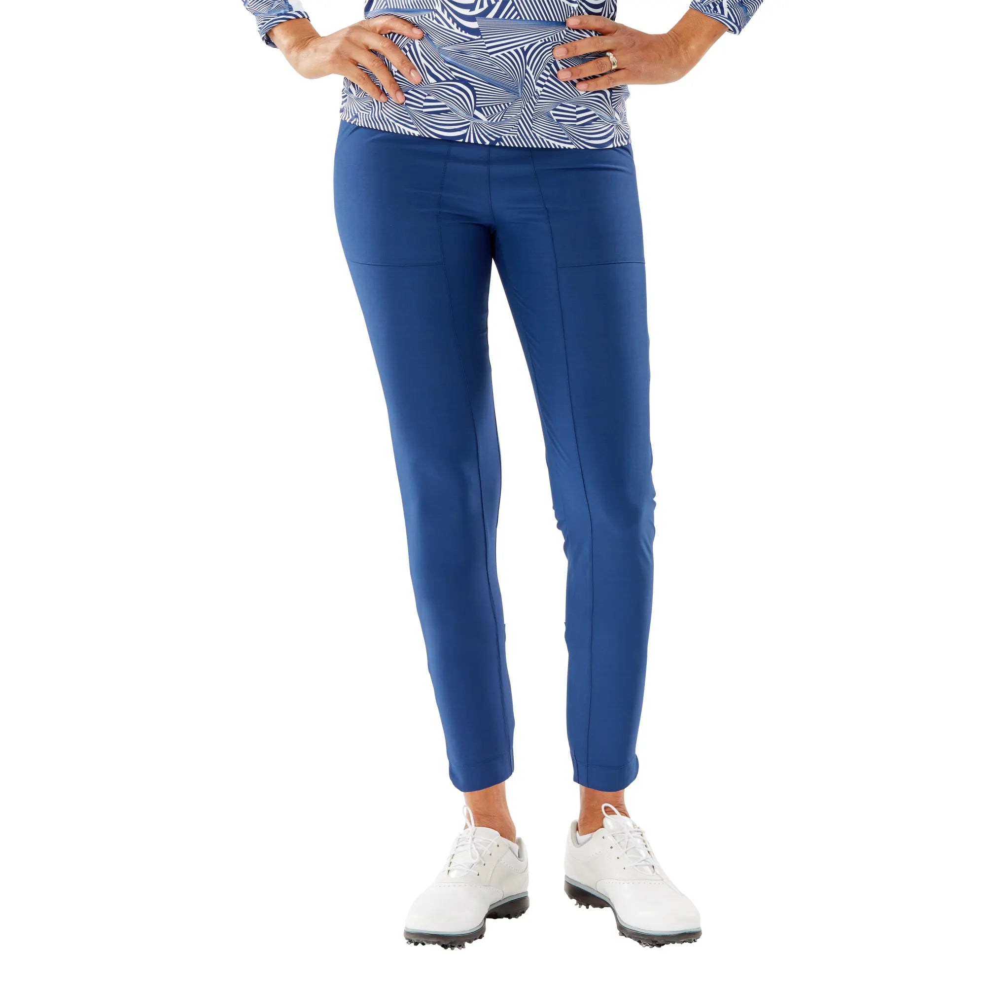 Glamb - Carson Cropped Pants ブルー Shepherd's - Bamboo French Terry Crop Pant | Made in Canada