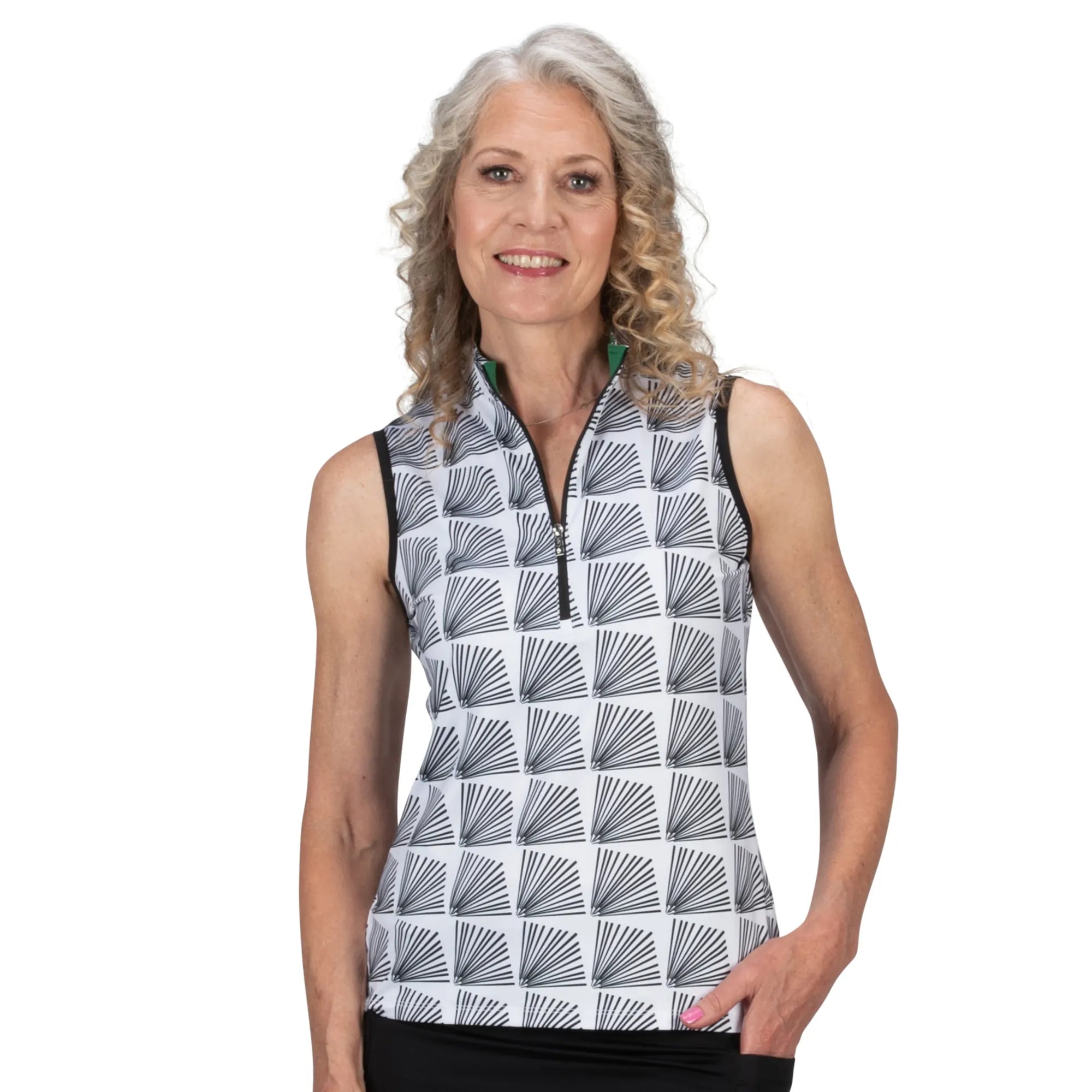 Nancy Lopez Golf Fanny Sleeveless Polo