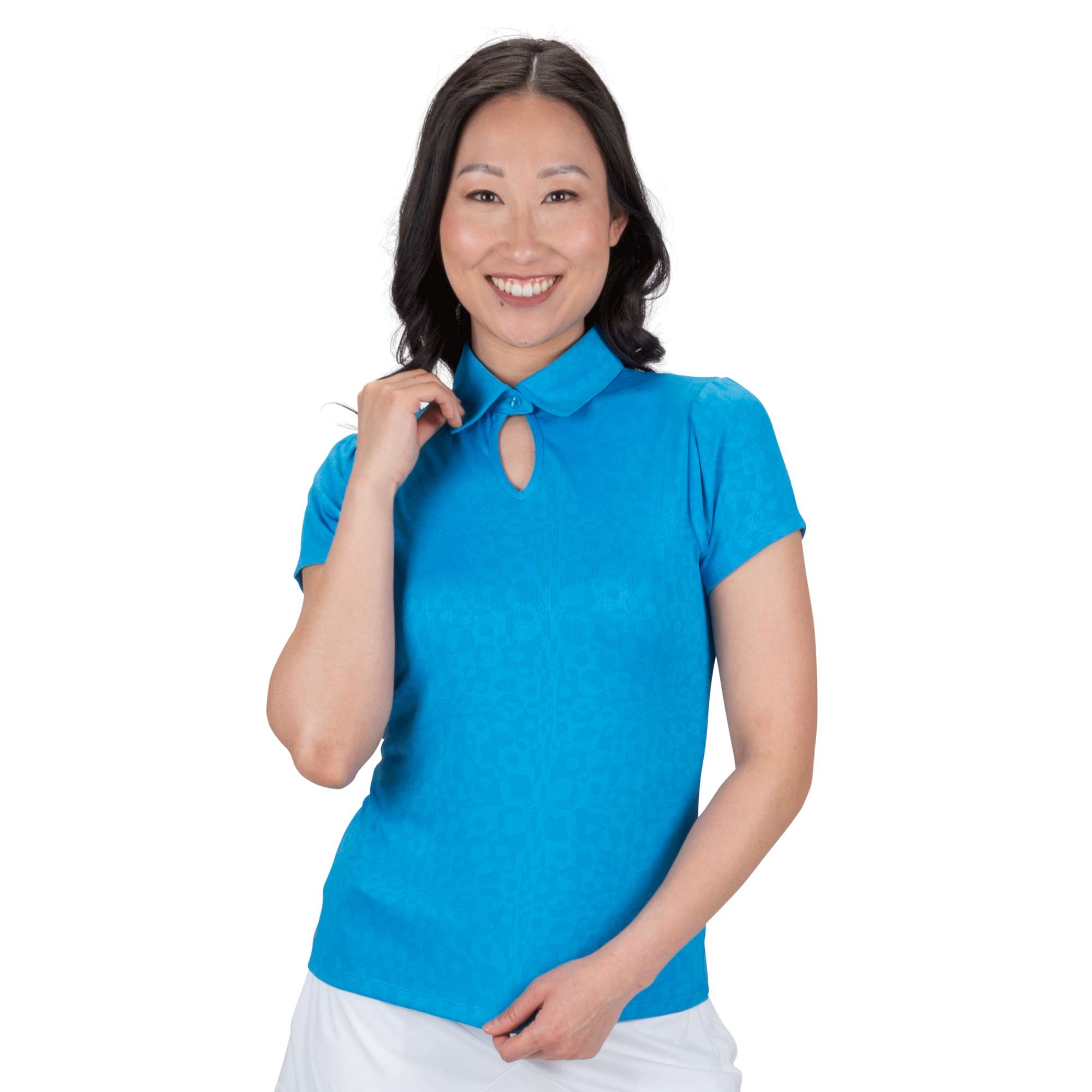 Nancy Lopez Golf Swagger Short Sleeve Polo