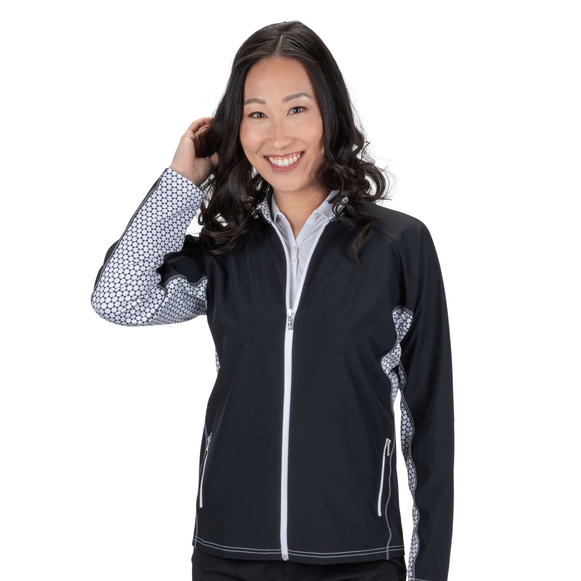 【シャーロック　返品用】the5525 GOLFCLUB BLOUSON Nancy Lopez Golf Gleam Jacket