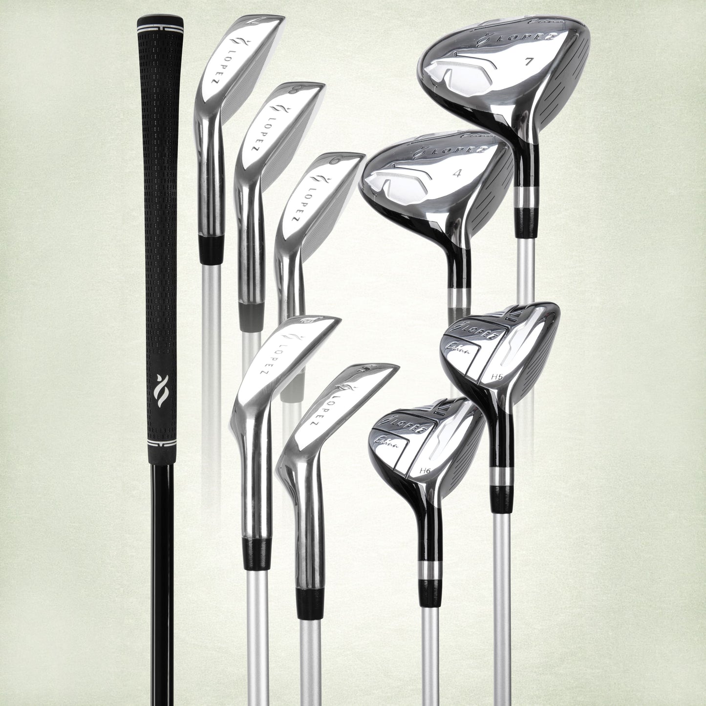 Erinn - Premium 9-Piece Golf Club Set - Woods, Hybrids, & Irons