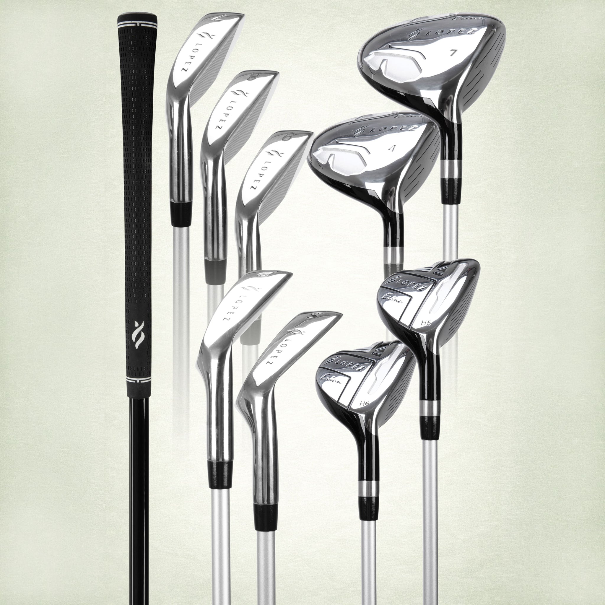 Erinn - Premium 9-Piece Golf Club Set - Woods, Hybrids, & Irons