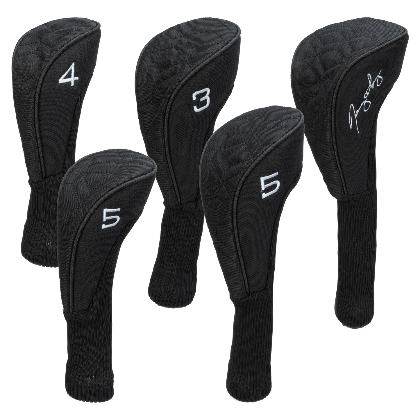 Signature 19-Piece Cart Bag Package Set - Coal Black