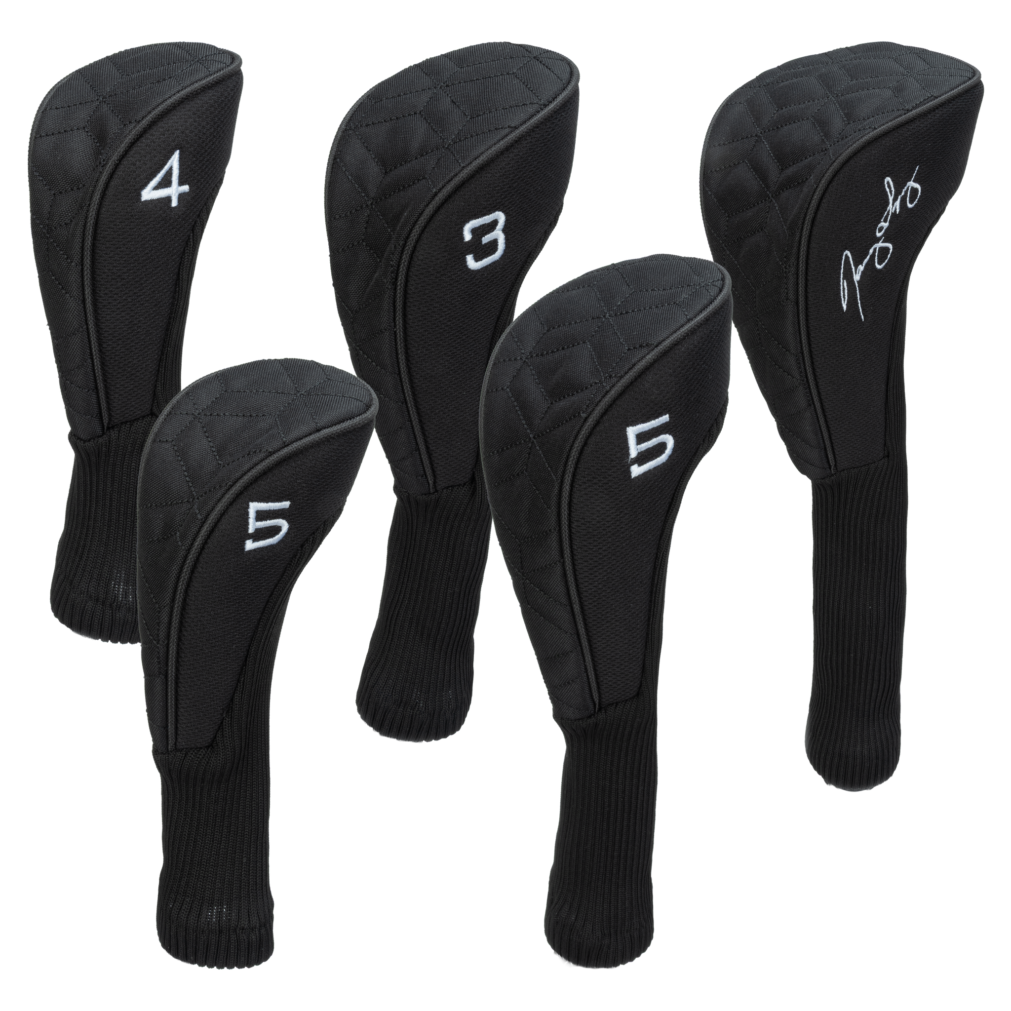 Signature 19-Piece Cart Bag Package Set - Coal Black