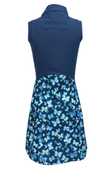 Butterfly Dress - Navy Multi