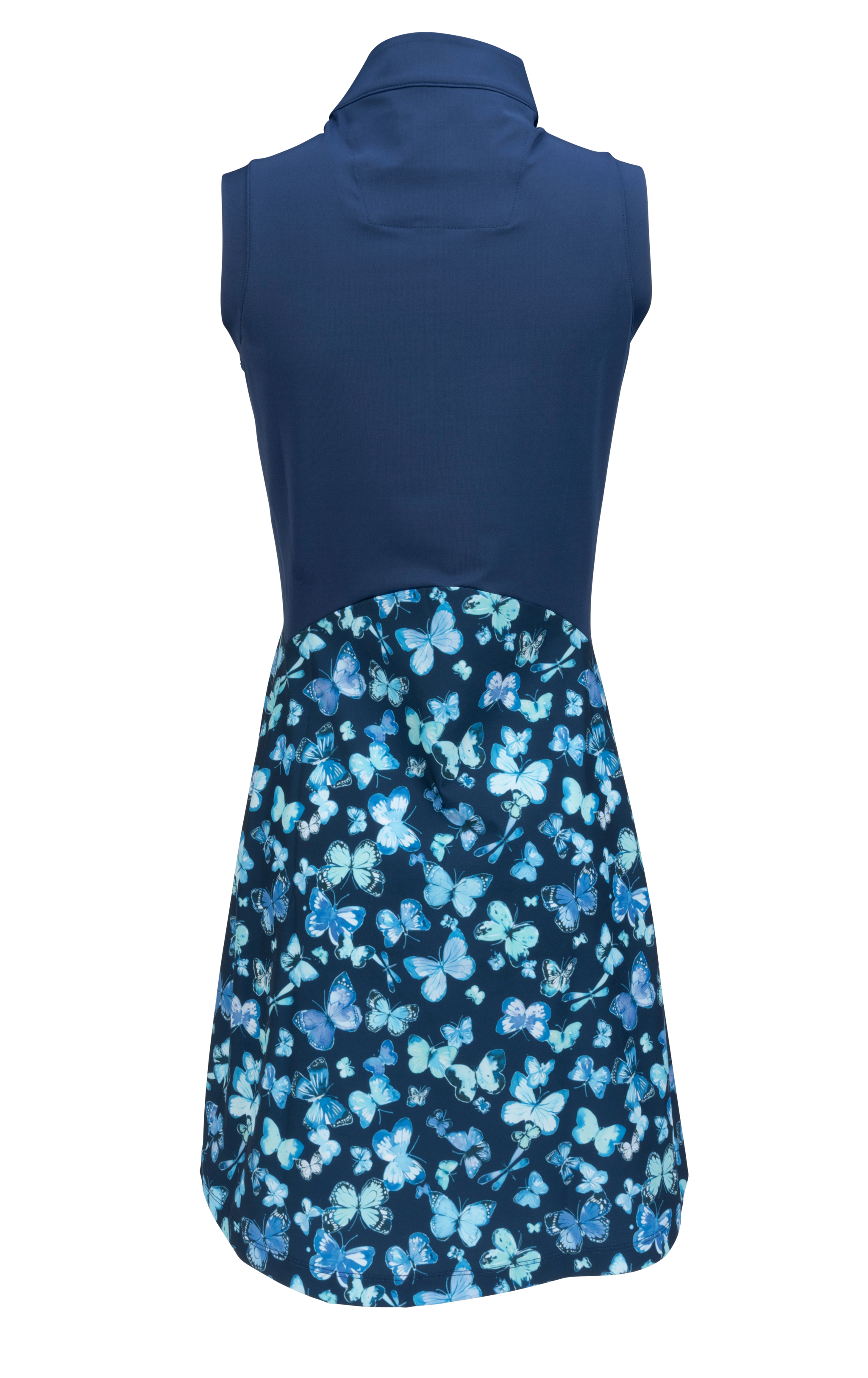 Butterfly Dress - Navy Multi