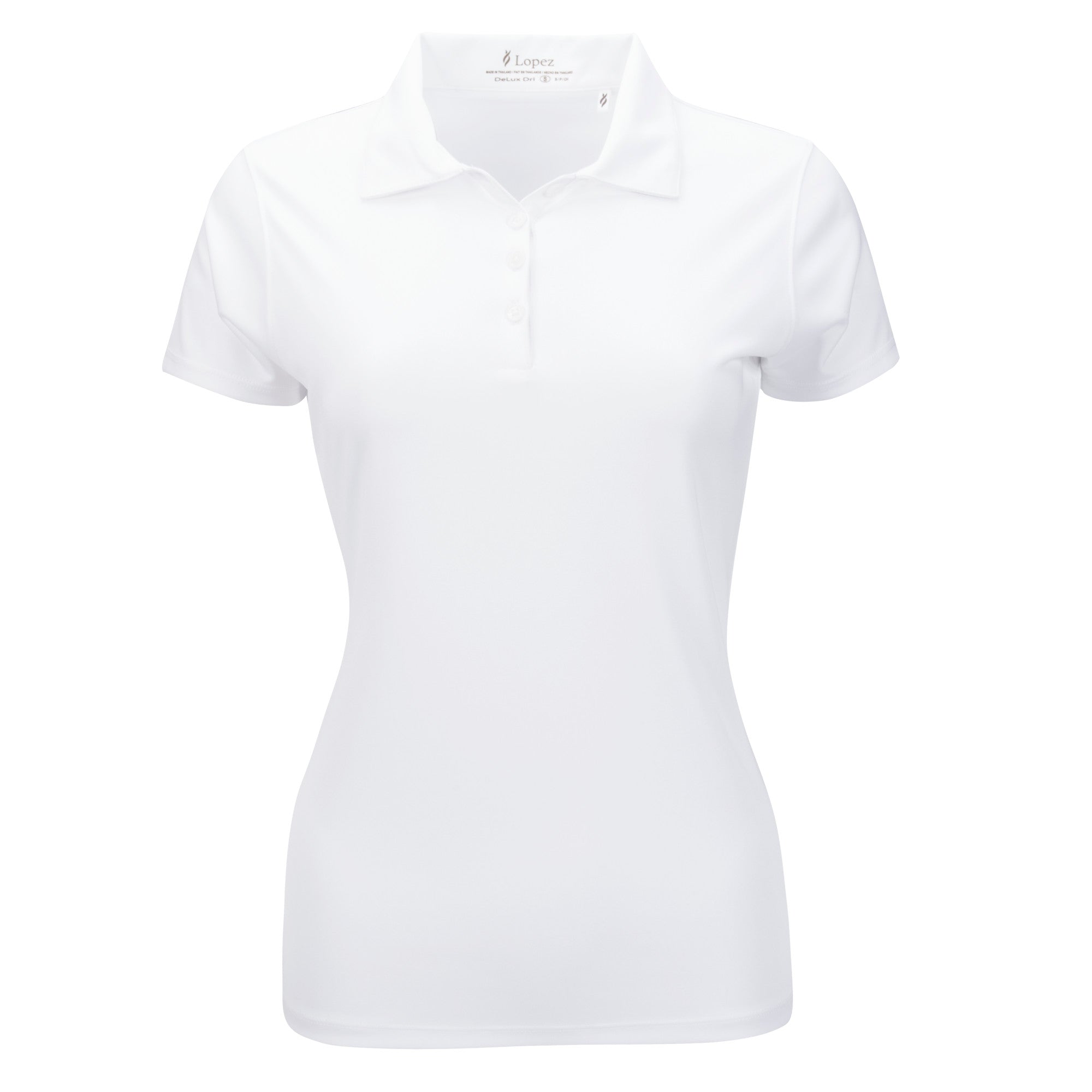 Nancy Lopez Golf Legacy Short Sleeve Polo Plus - White