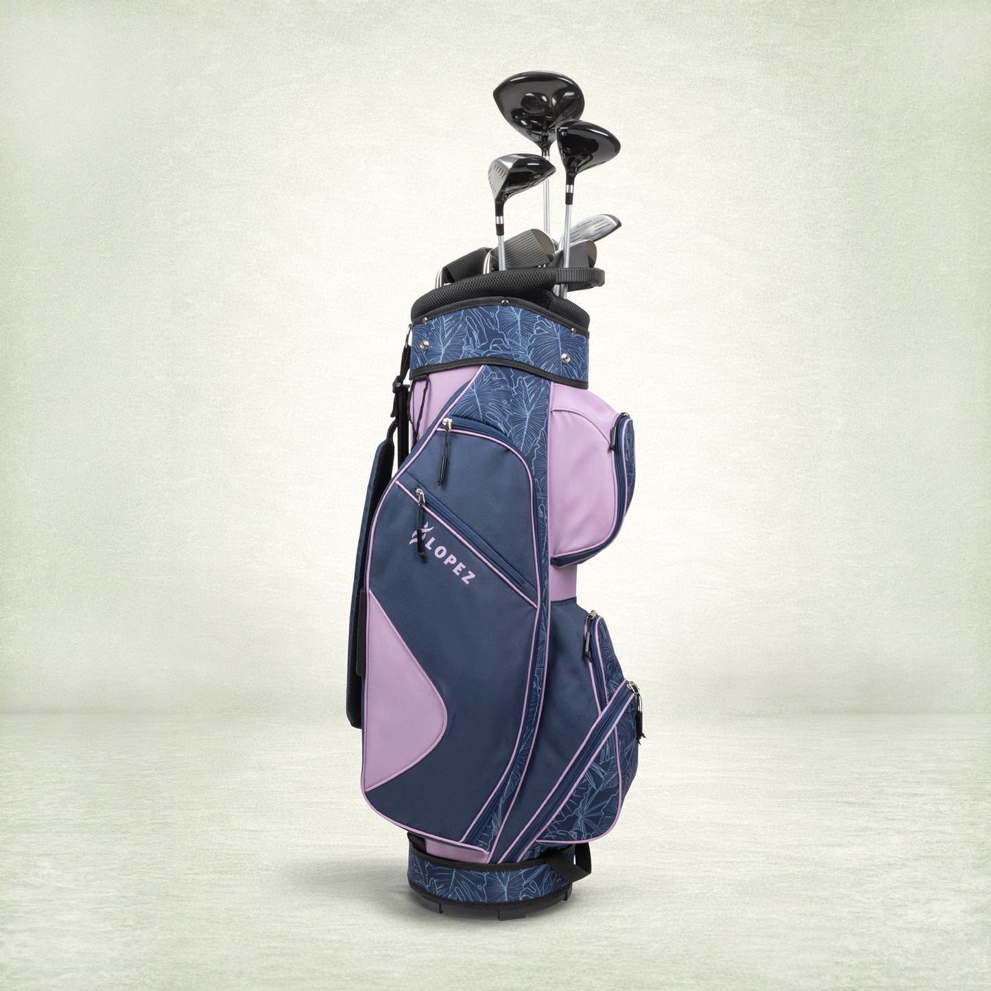 Ashley 18-Piece Cart Bag Package Set - Lush