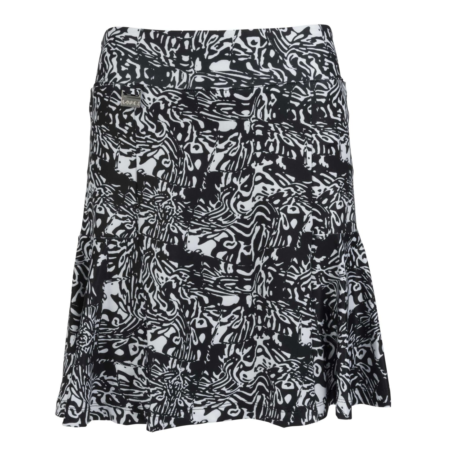Nancy Lopez  Flip Skort Black Multi