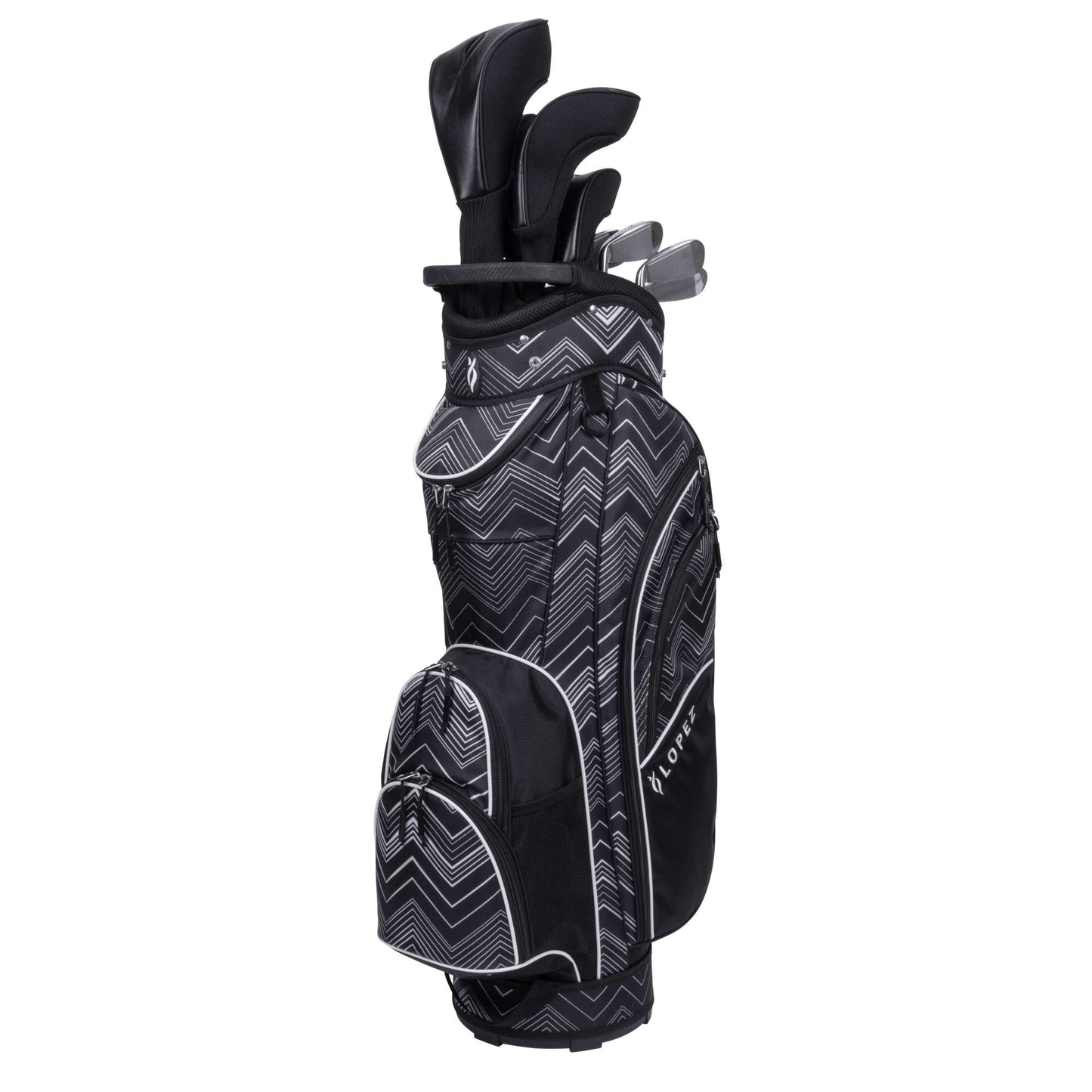 Nancy Lopez  Erinn 18-Piece Cart Bag Package Set - Chevron ChevronNancy Lopez  Erinn 18-Piece Cart Bag Package Set - Chevron Chevron