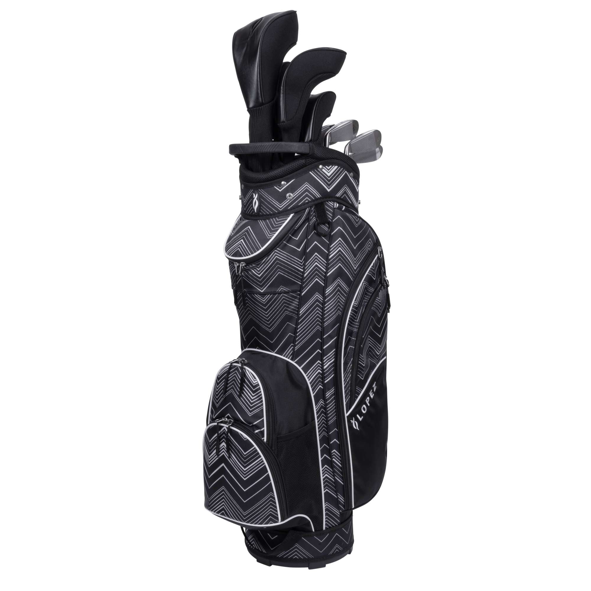 Nancy Lopez  Erinn 18-Piece Cart Bag Package Set - Chevron ChevronNancy Lopez  Erinn 18-Piece Cart Bag Package Set - Chevron Chevron