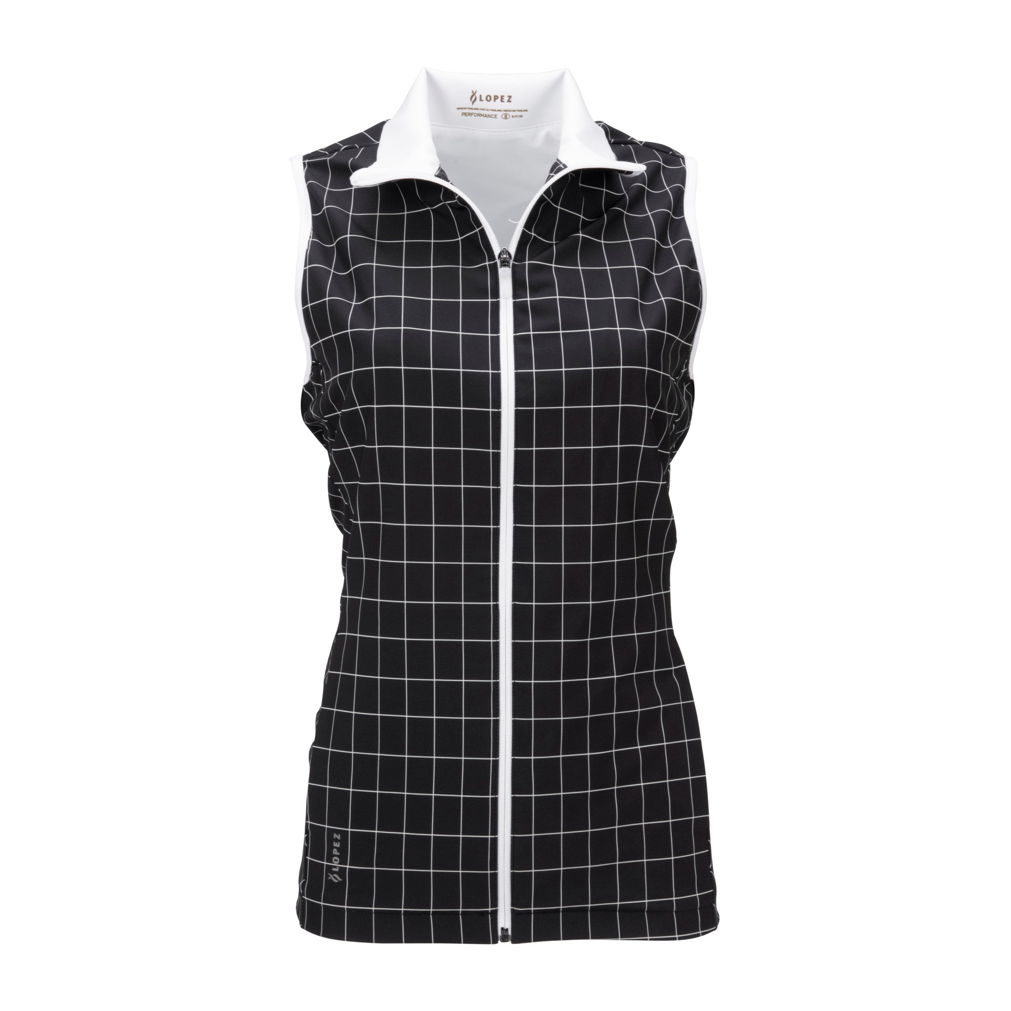 Nancy Lopez  Zippy Vest Black Multi
