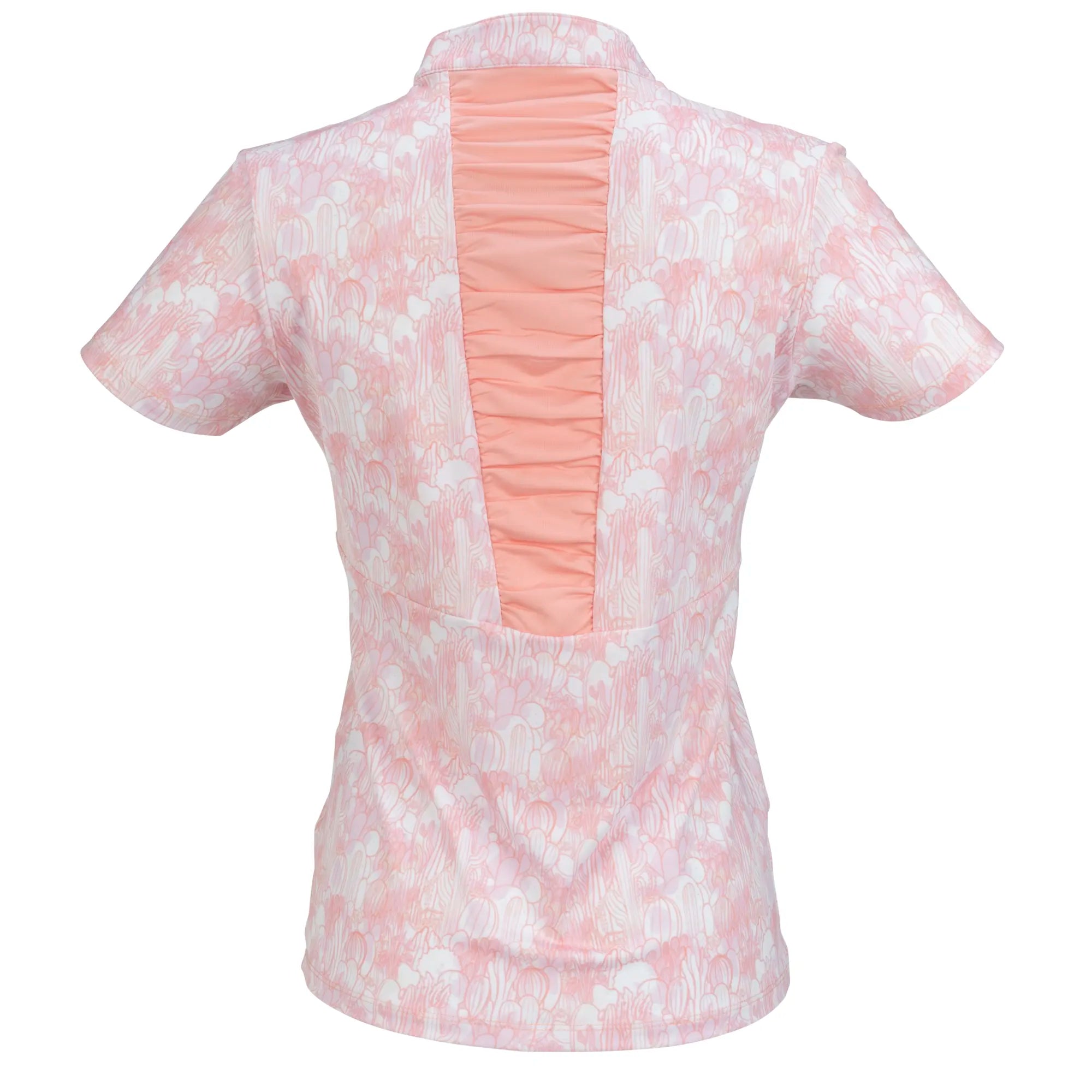 Nancy Lopez  Agava Short Sleeve Polo Quartz Multi