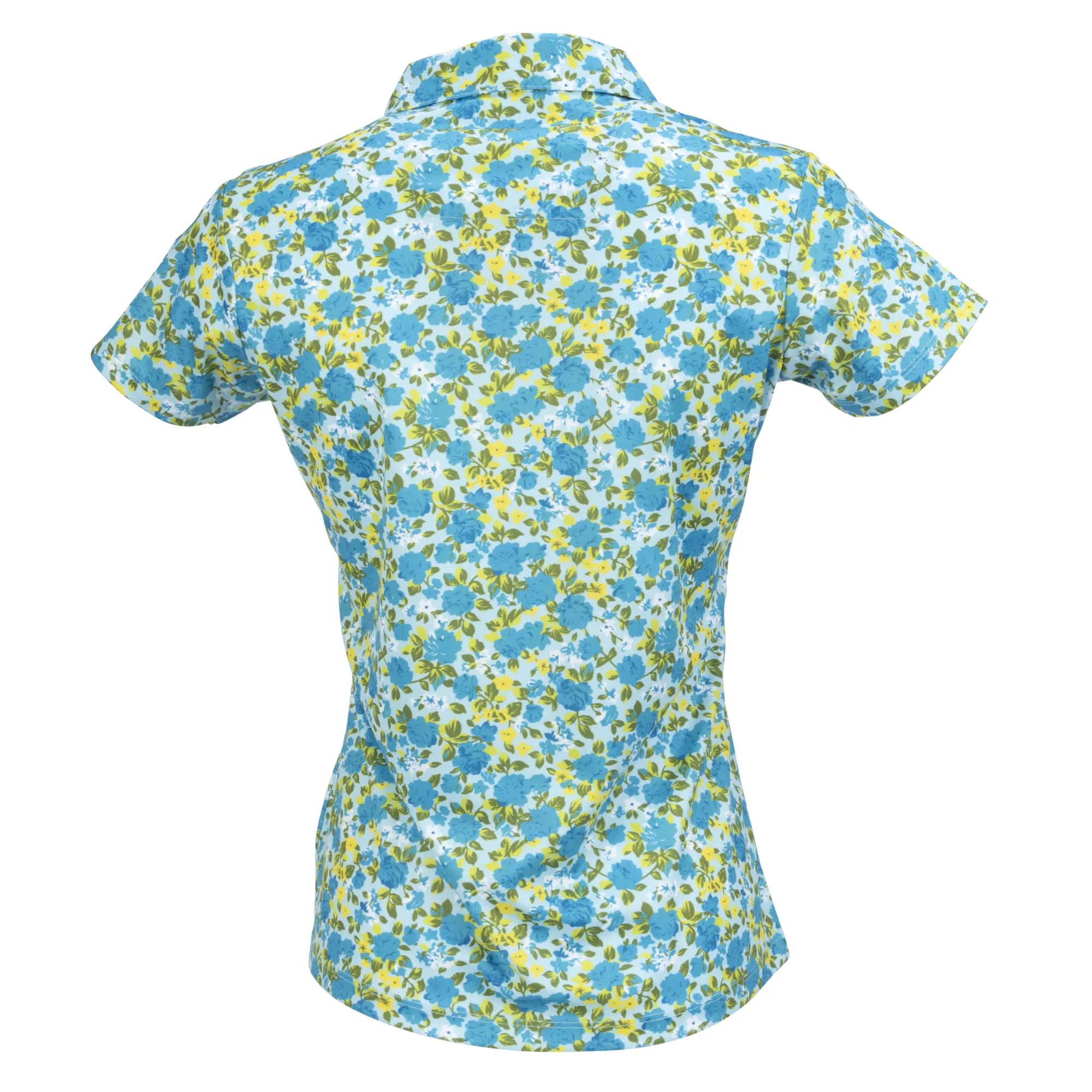 Nancy Lopez  Bloom Short Sleeve Polo Ice Multi