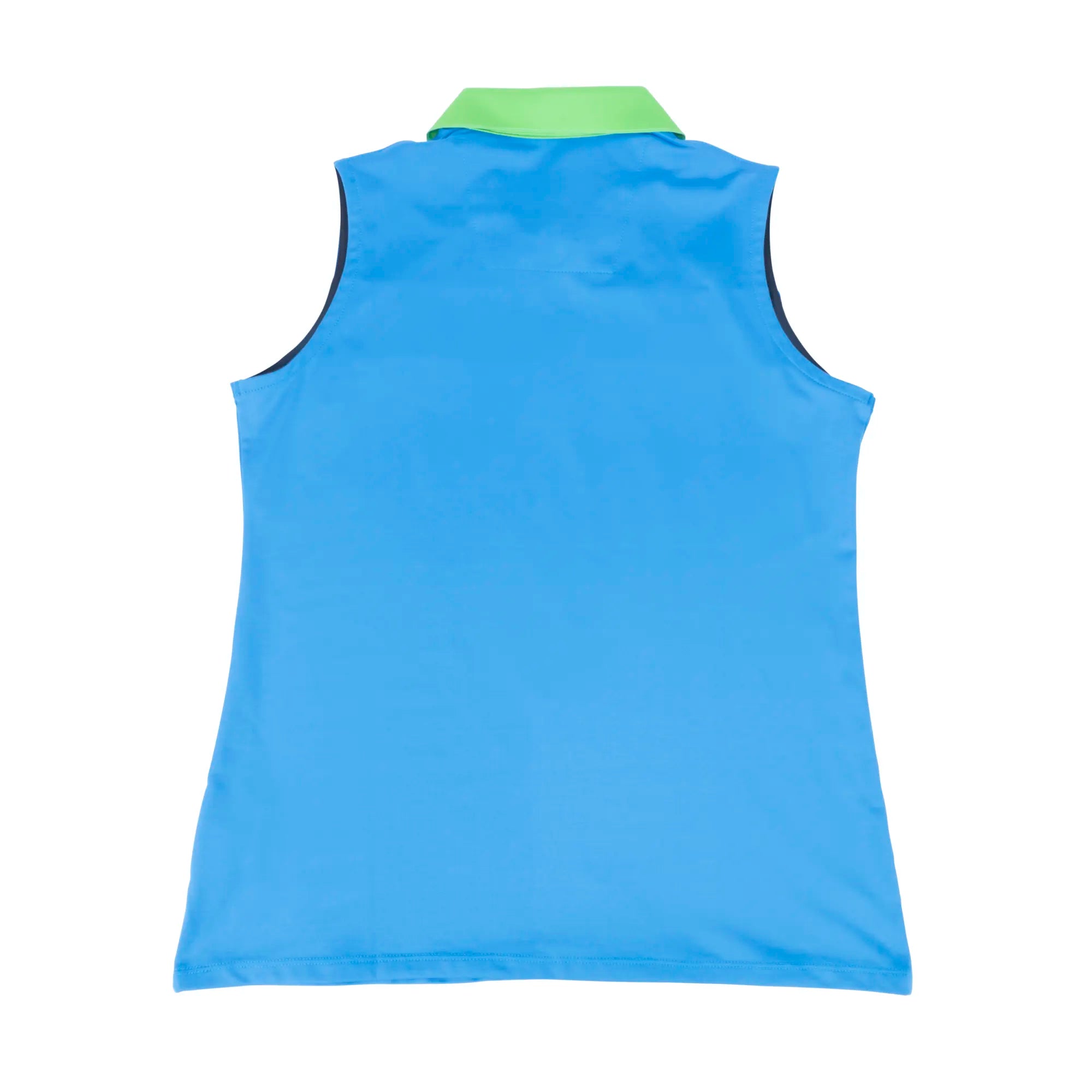 Nancy Lopez  Crush Sleeveless Polo Blue Multi