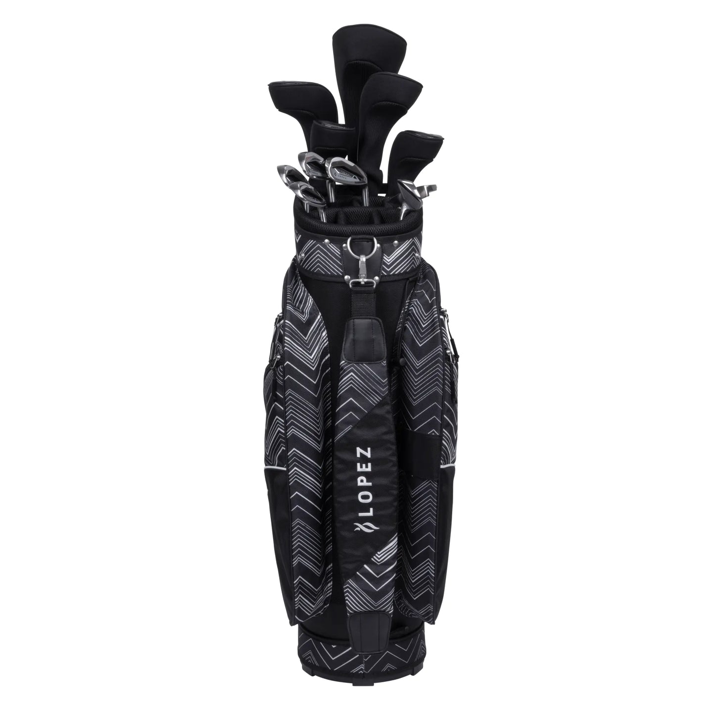 Nancy Lopez  Erinn 18-Piece Cart Bag Package Set - Chevron Chevron