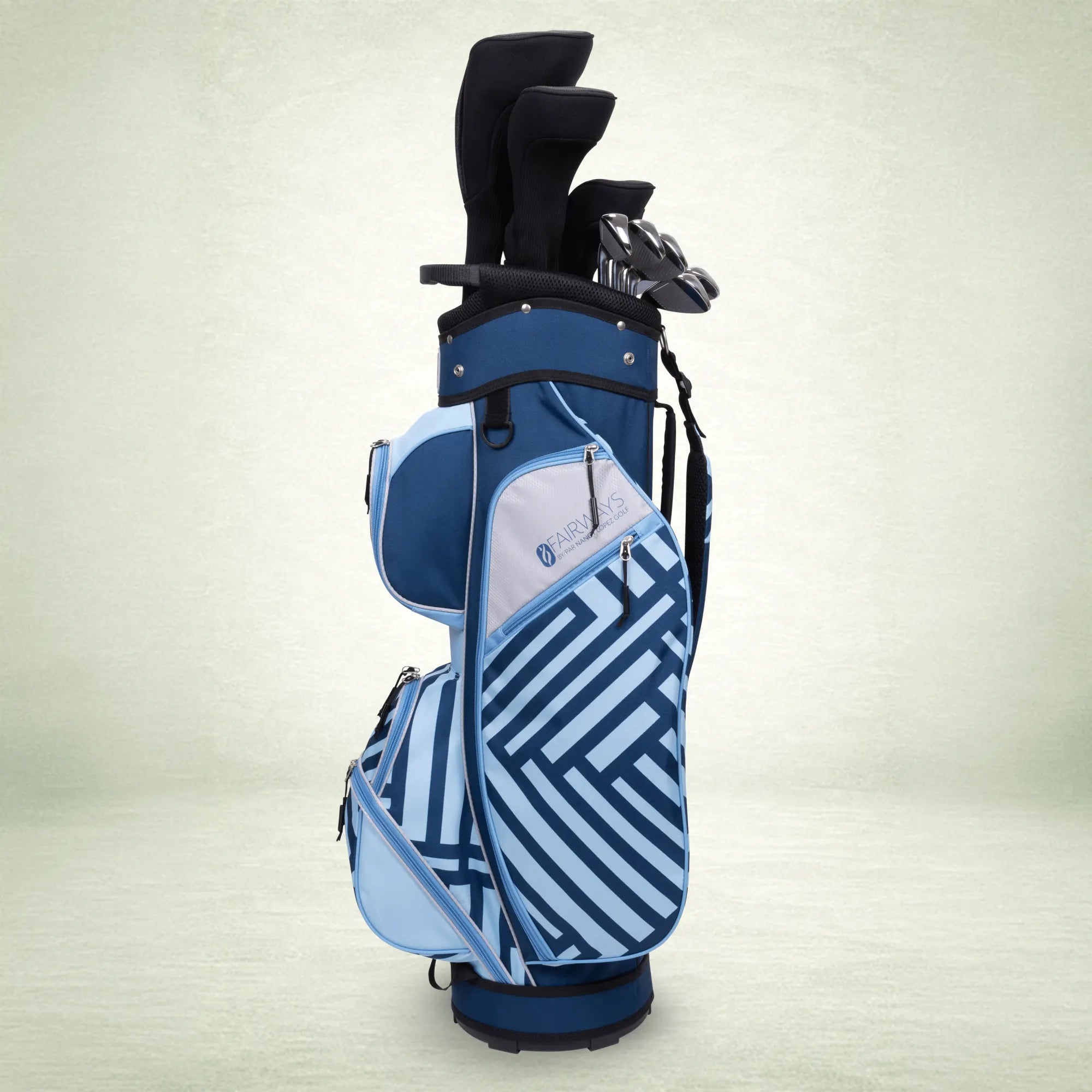 Fairways 18-Piece Package Set - Blue Geo