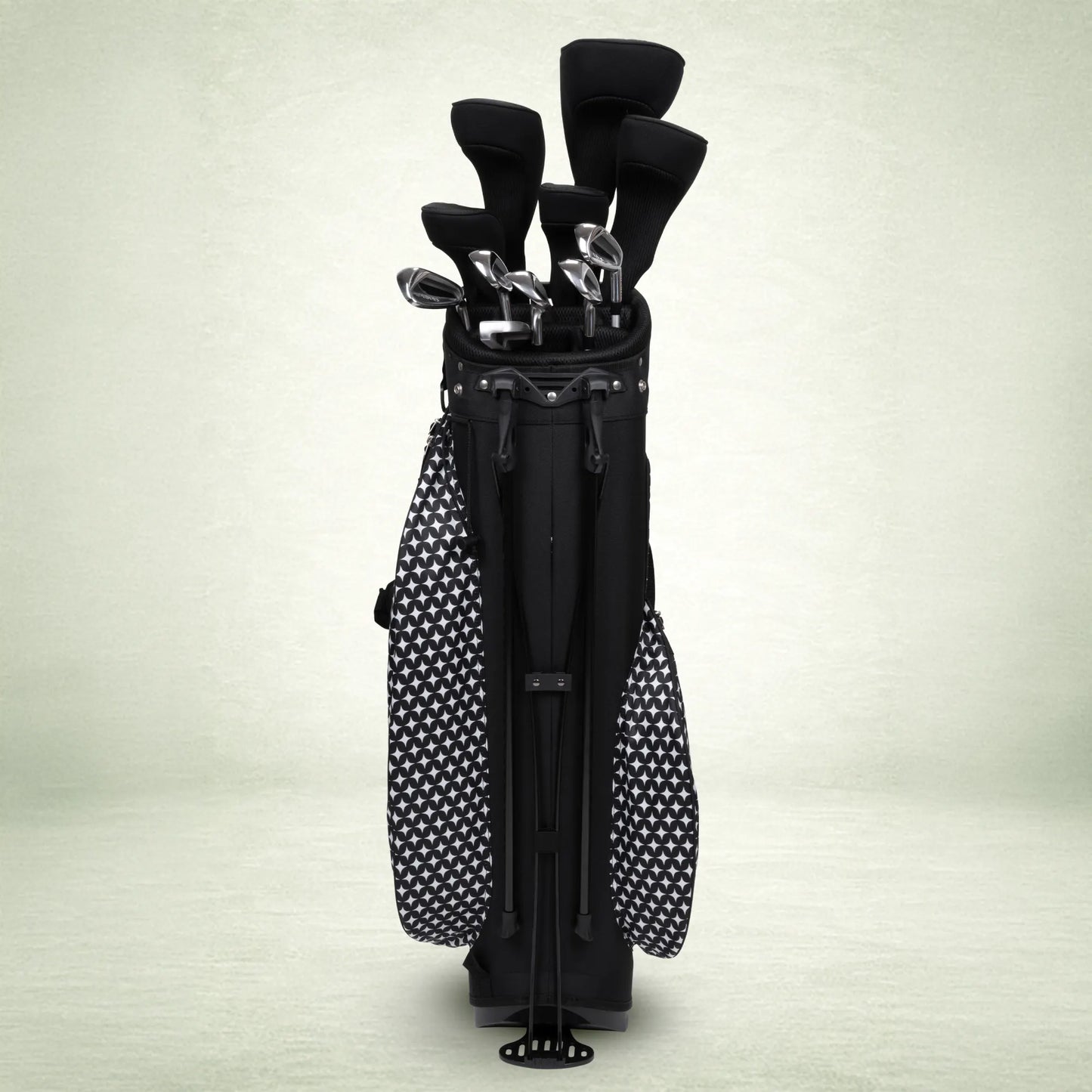 Fairways 18-Piece Stand Bag Package Set - Black Diamond
