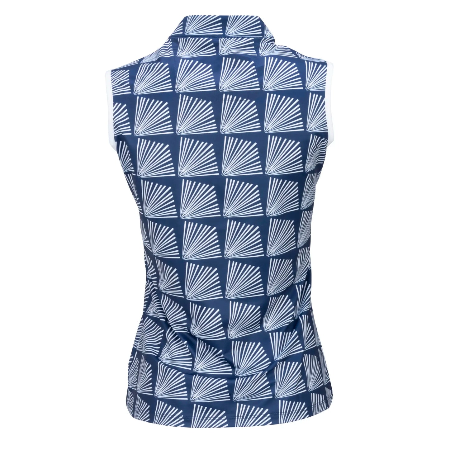 Nancy Lopez  Fanny Sleeveless Polo Navy Multi