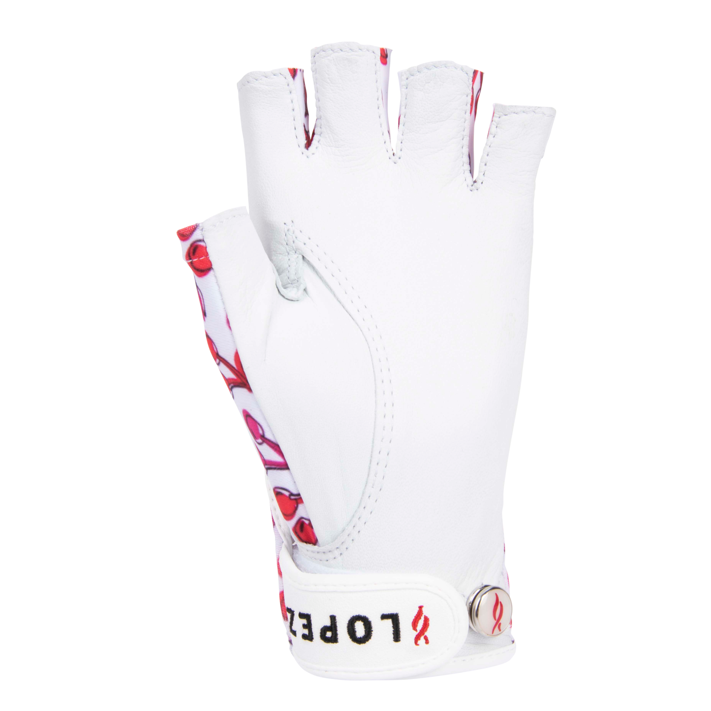 Half Finger Cherry Glove