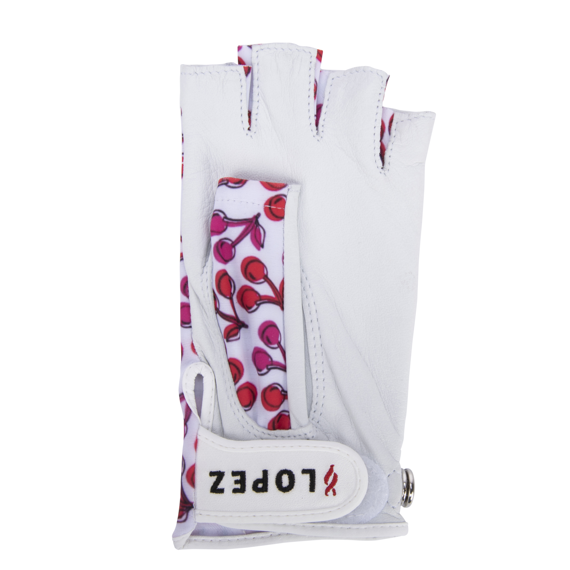 Half Finger Cherry Glove