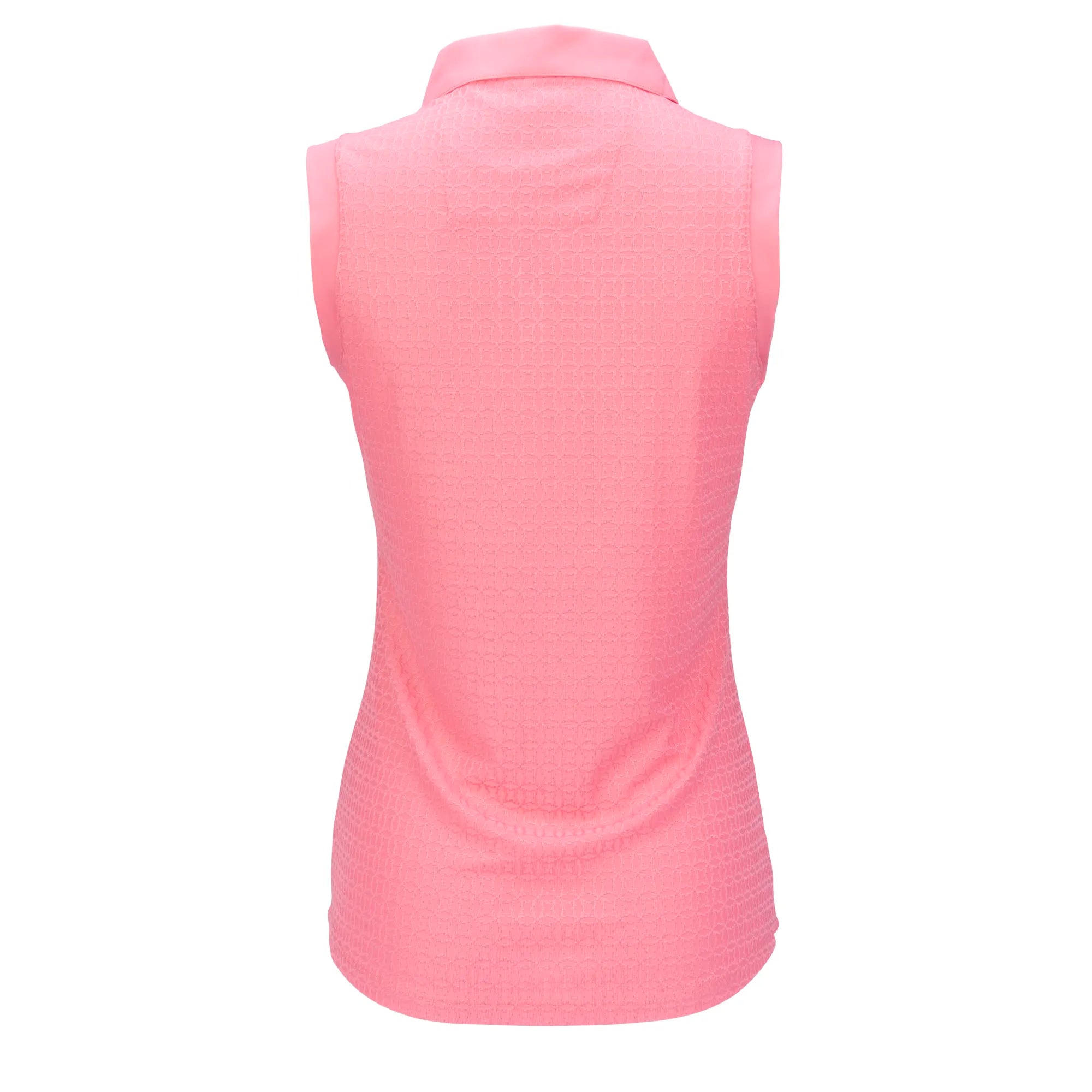 Nancy Lopez Journey Sleeveless Polo Plus Geranium