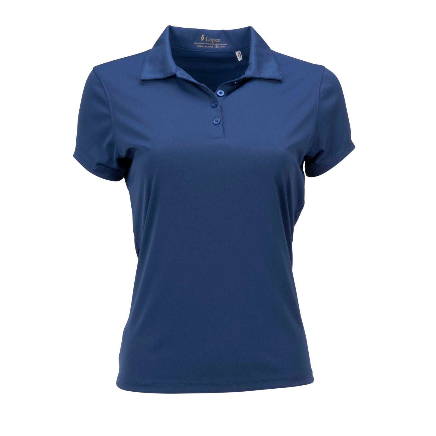 Nancy Lopez Golf Legacy Short Sleeve Polo Plus - Navy