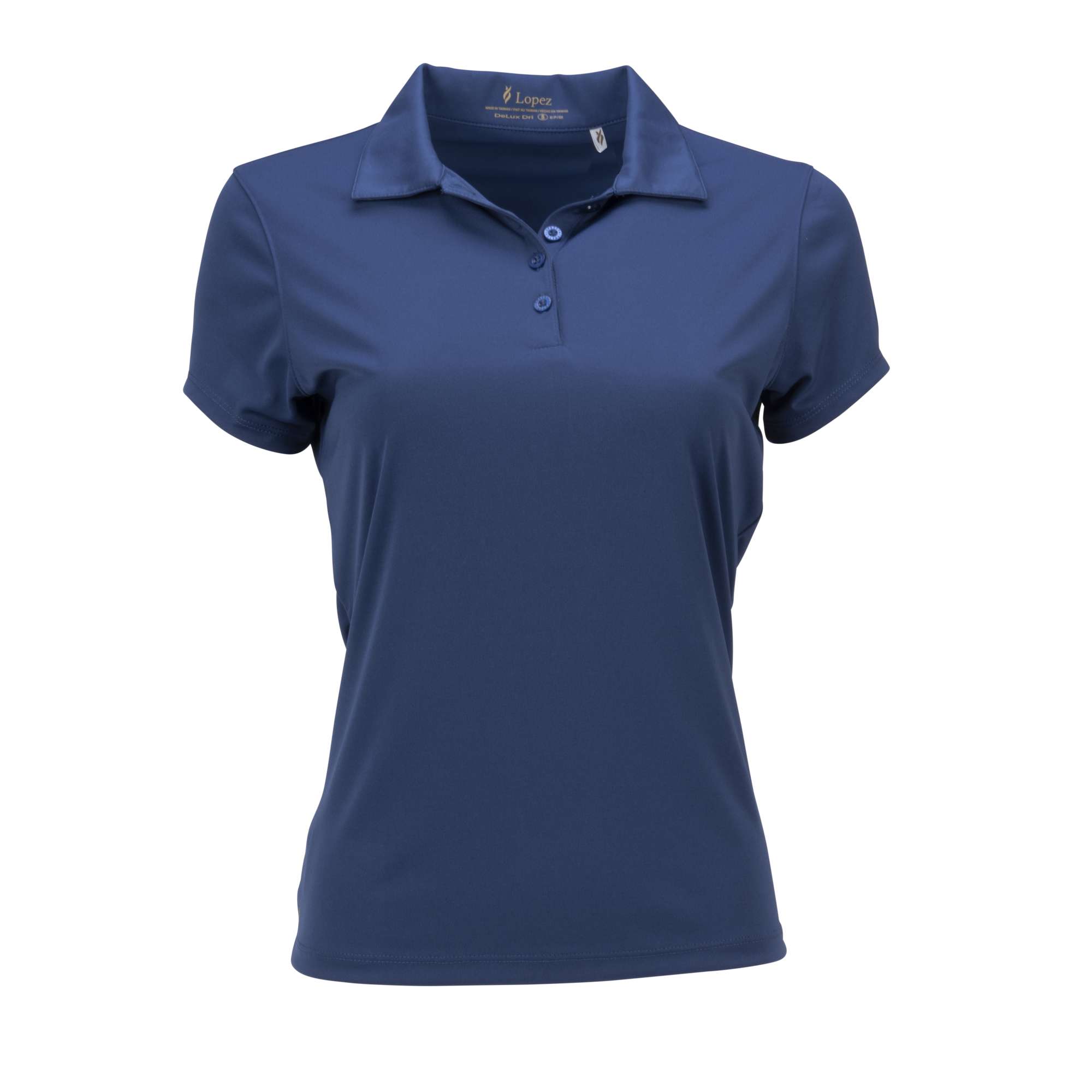 Nancy Lopez Golf Legacy Short Sleeve Polo Plus - Navy