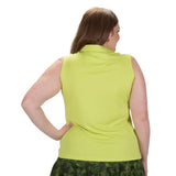 Nancy Lopez  Legacy Sleeveless Polo Plus Cacti