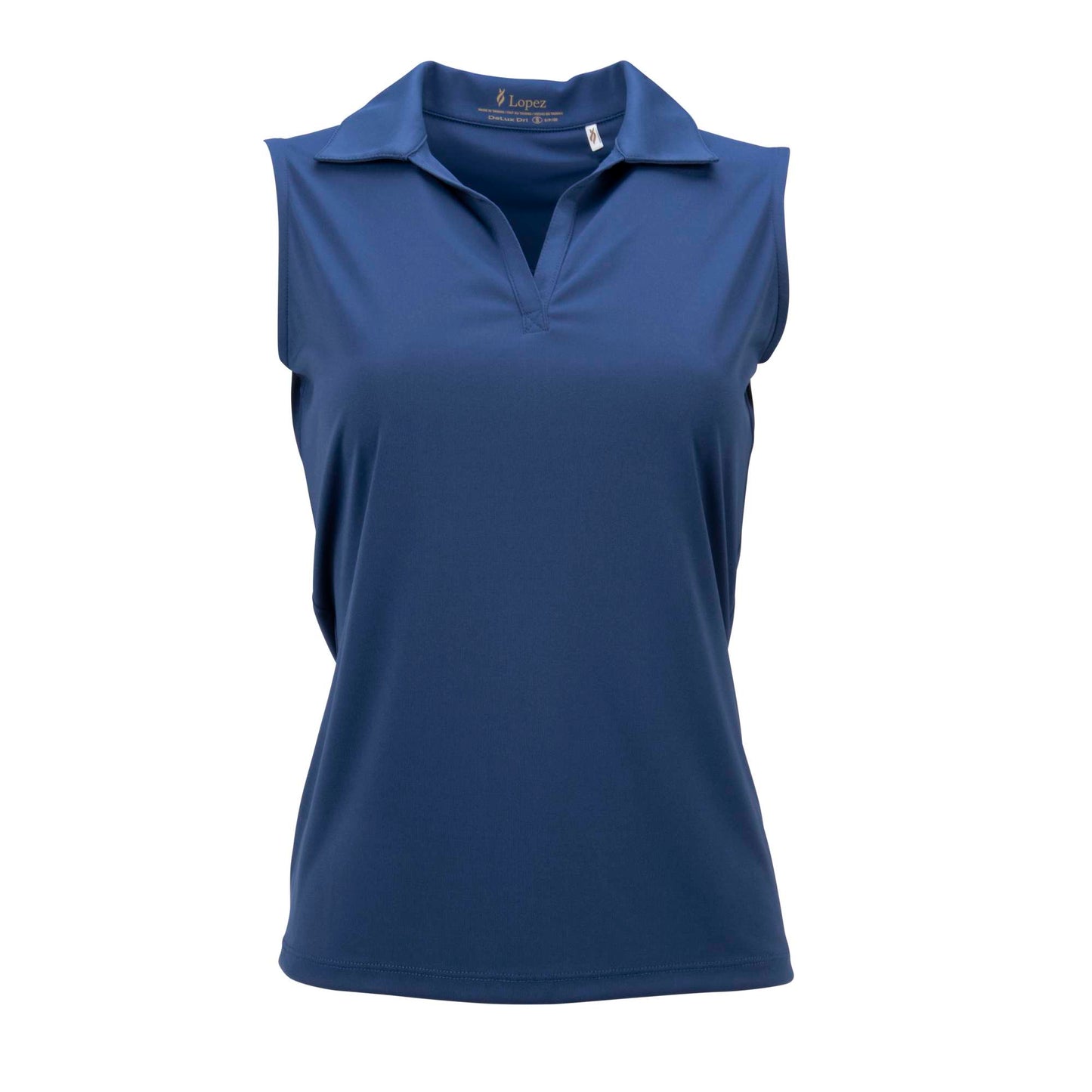 Nancy Lopez Golf Legacy Sleeveless Polo Plus - Navy