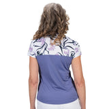 Nancy Lopez  Minx Short Sleeve Polo Corsica Multi