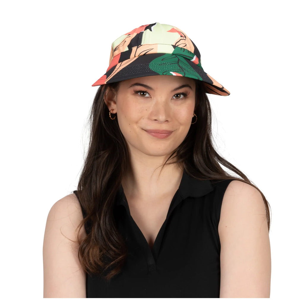 Nancy Lopez  Pixie Hat Black Multi (Bahama Print)