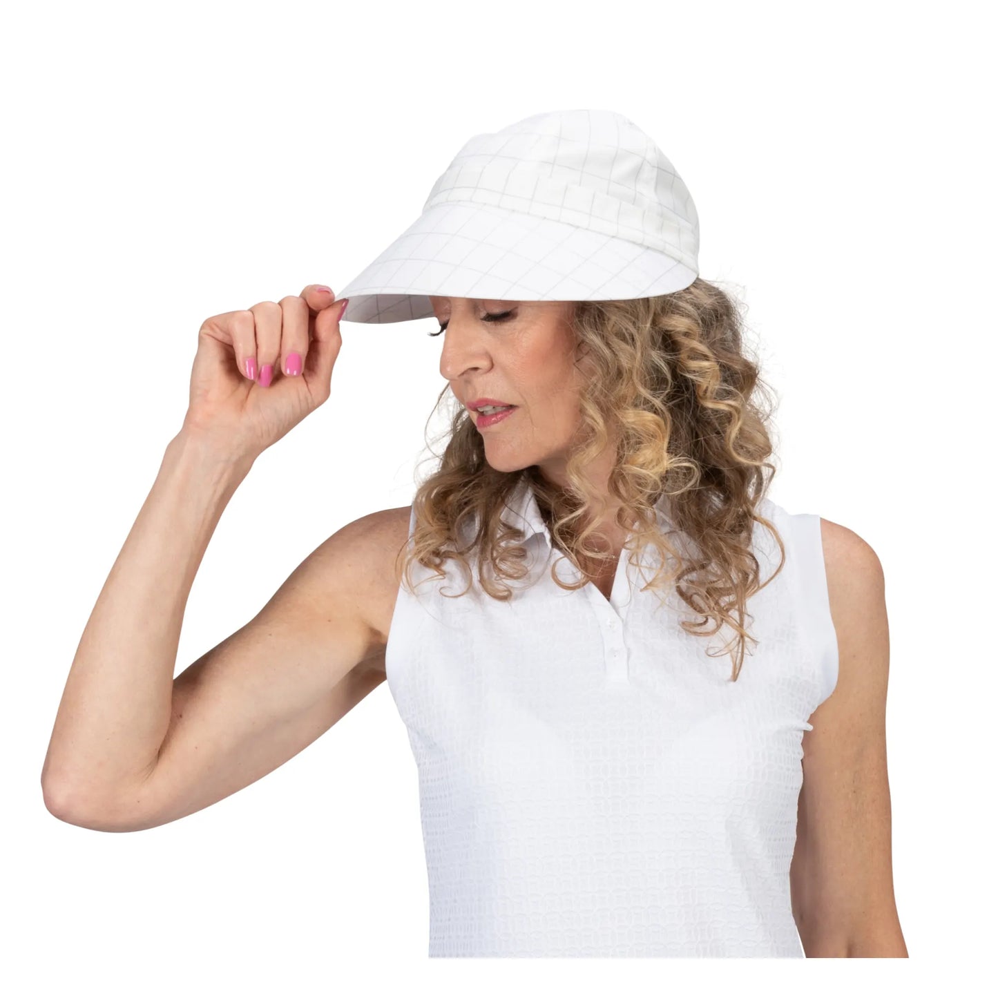 Nancy Lopez  Pixie Hat White Multi