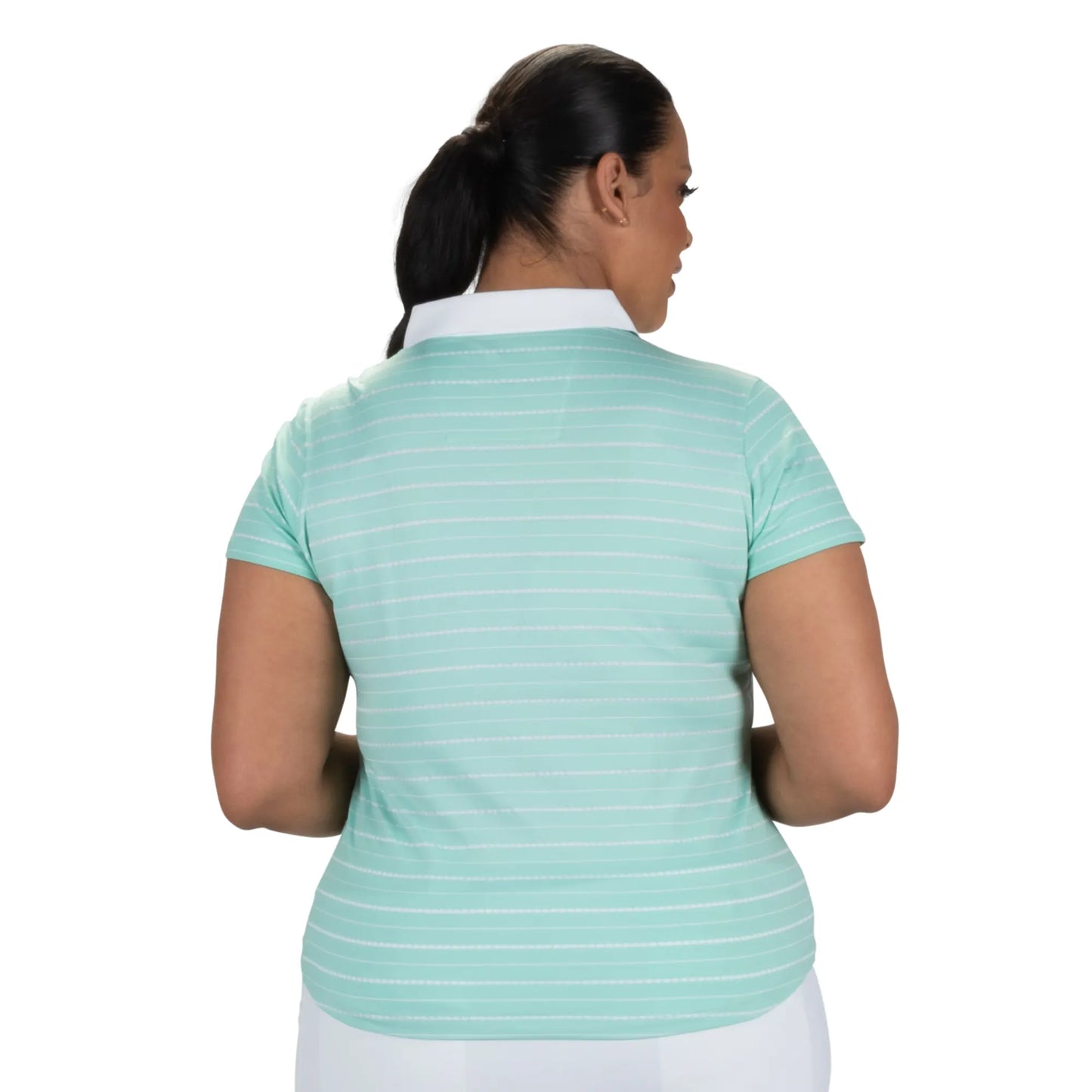 Nancy Lopez Golf Point Short Sleeve Polo Plus
