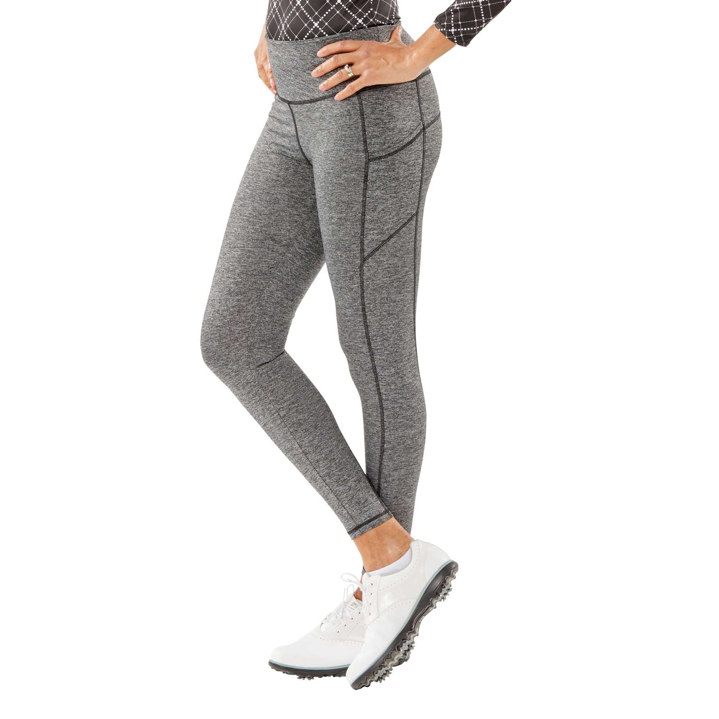 Nancy Lopez  Power Legging Black Heather