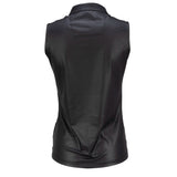 Nancy Lopez  Shine Sleeveless Polo Black Multi