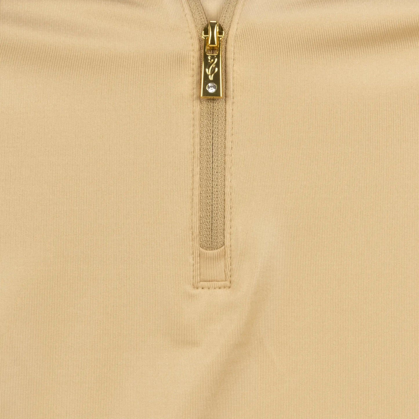 Nancy Lopez  Shine Sleeveless Polo Gold Multi