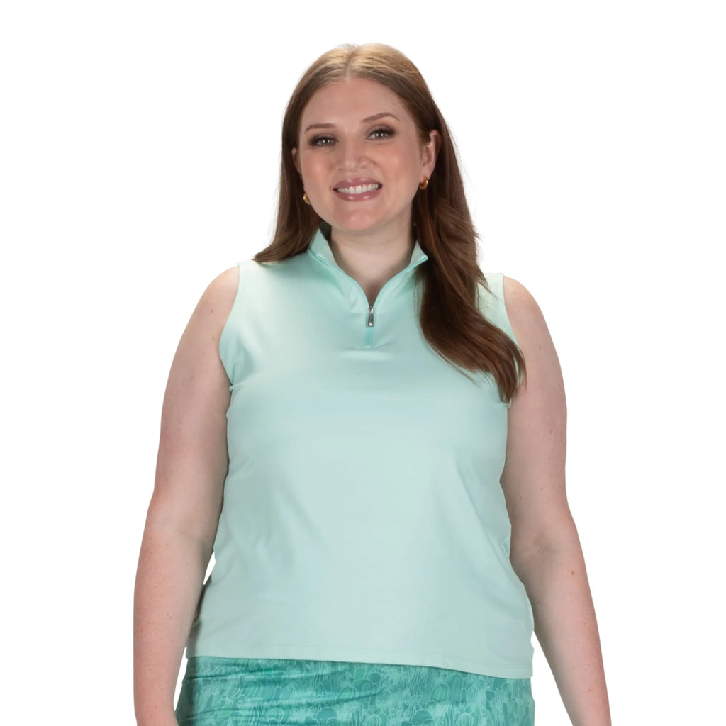 Shine Sleeveless Polo Plus