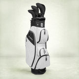 Nancy Lopez  Signature 19Pc Cart Bag Pkg Set - White Canvas Lh White Canvas