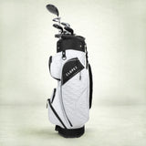 Nancy Lopez  Signature 19Pc Cart Bag Pkg Set - White Canvas Lh White Canvas