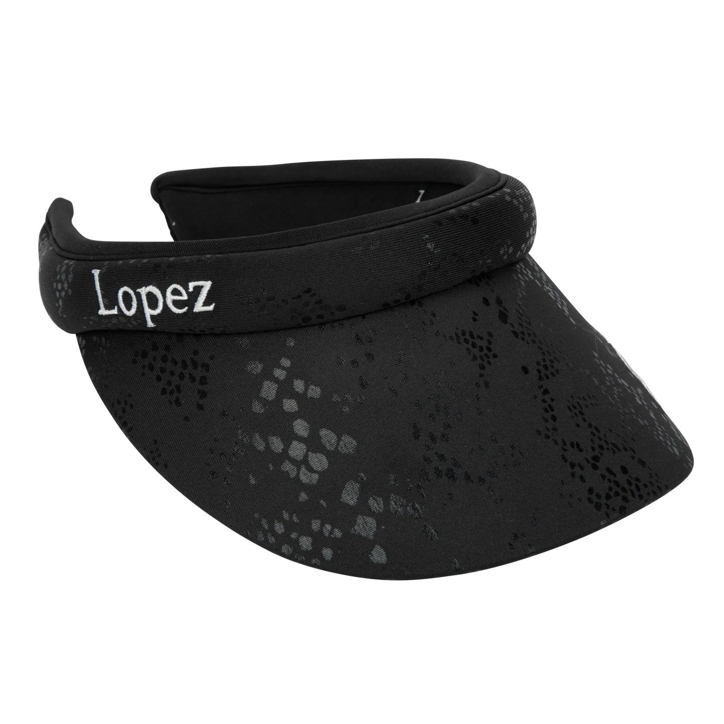 Nancy Lopez  Sizzle Reverse Clip Visor Black Multi