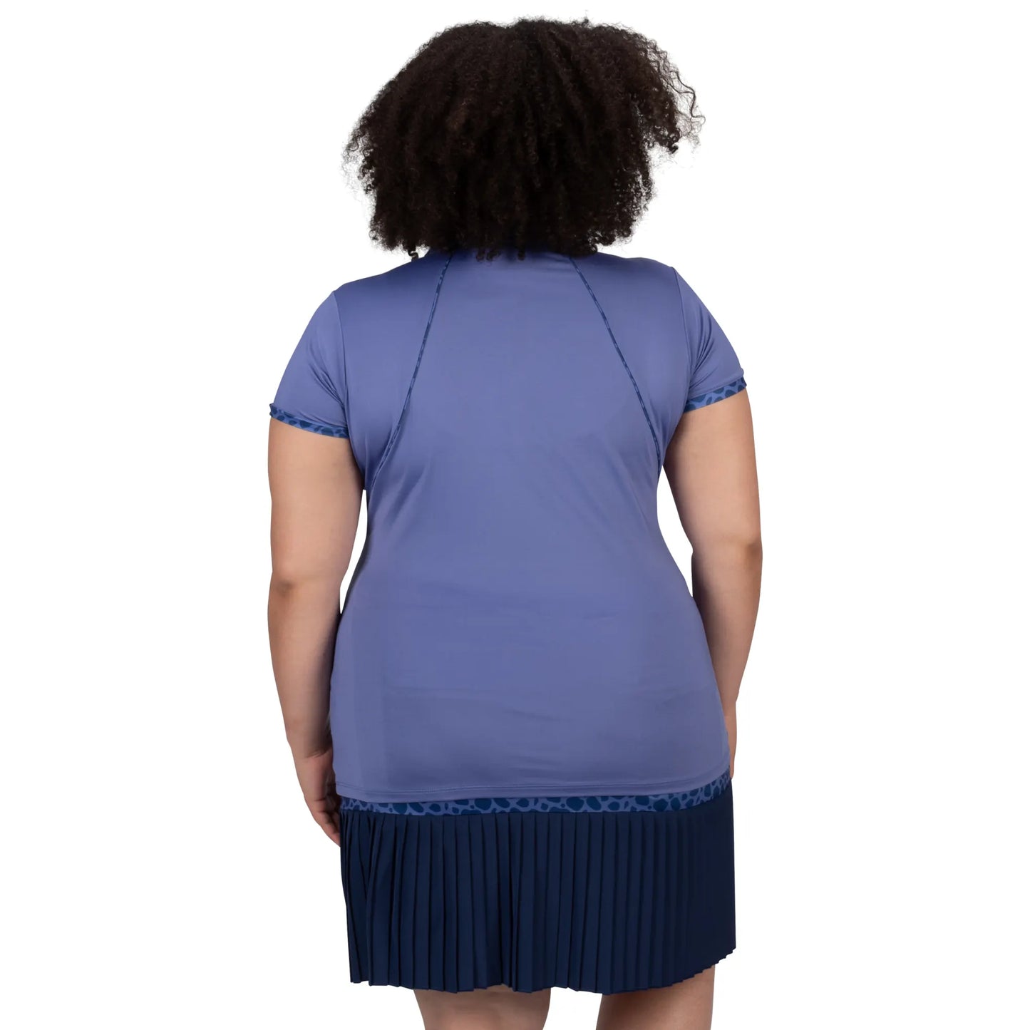 Nancy Lopez  Splendor Short Sleeve Polo Plus Corsica Multi