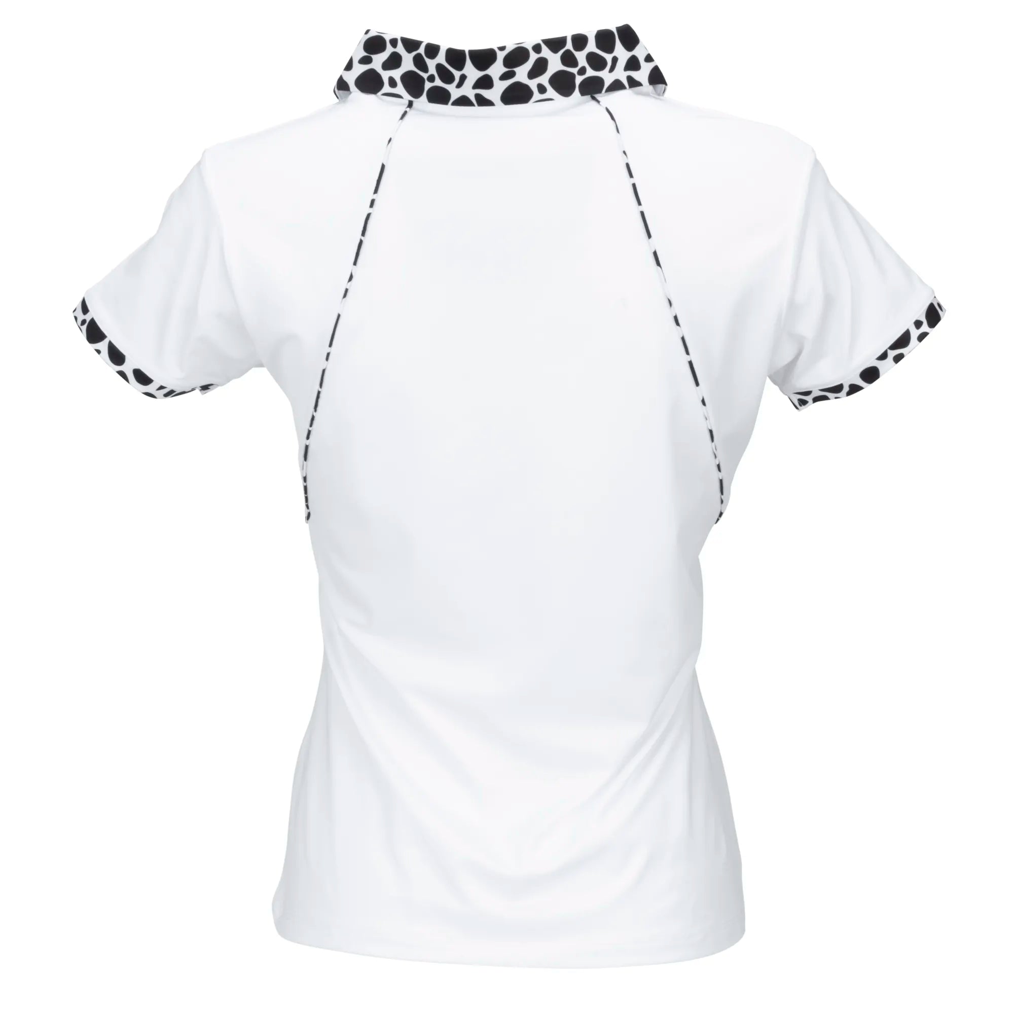 Nancy Lopez  Splendor Short Sleeve Polo Plus White Multi