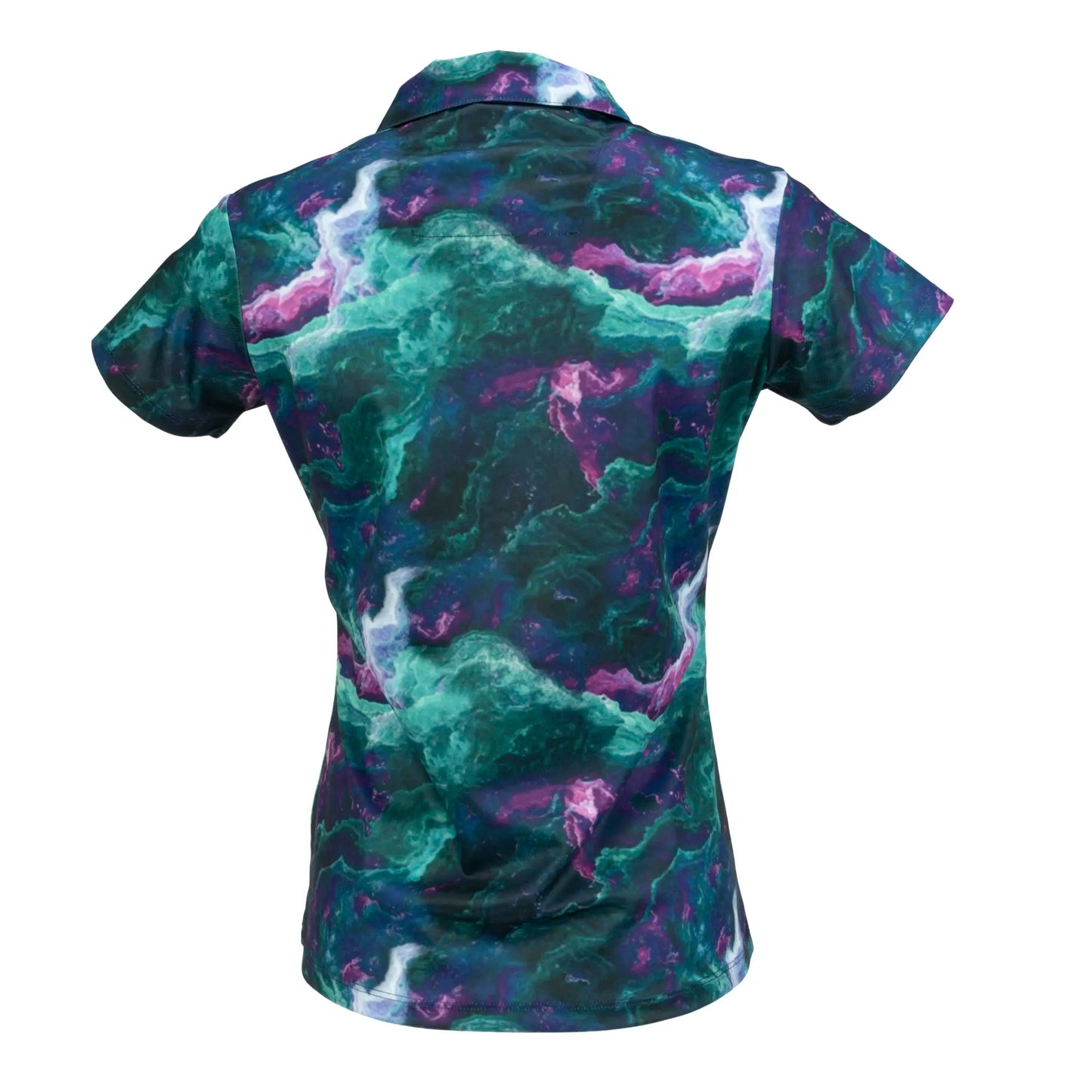 Nancy Lopez  Supra Short Sleeve Polo Black Multi