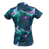 Nancy Lopez  Supra Short Sleeve Polo Black Multi