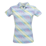 Nancy Lopez  Supra Short Sleeve Polo White Multi