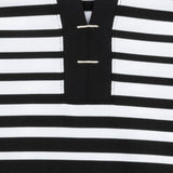 Nancy Lopez  Tango Sleeveless Polo Black Multi