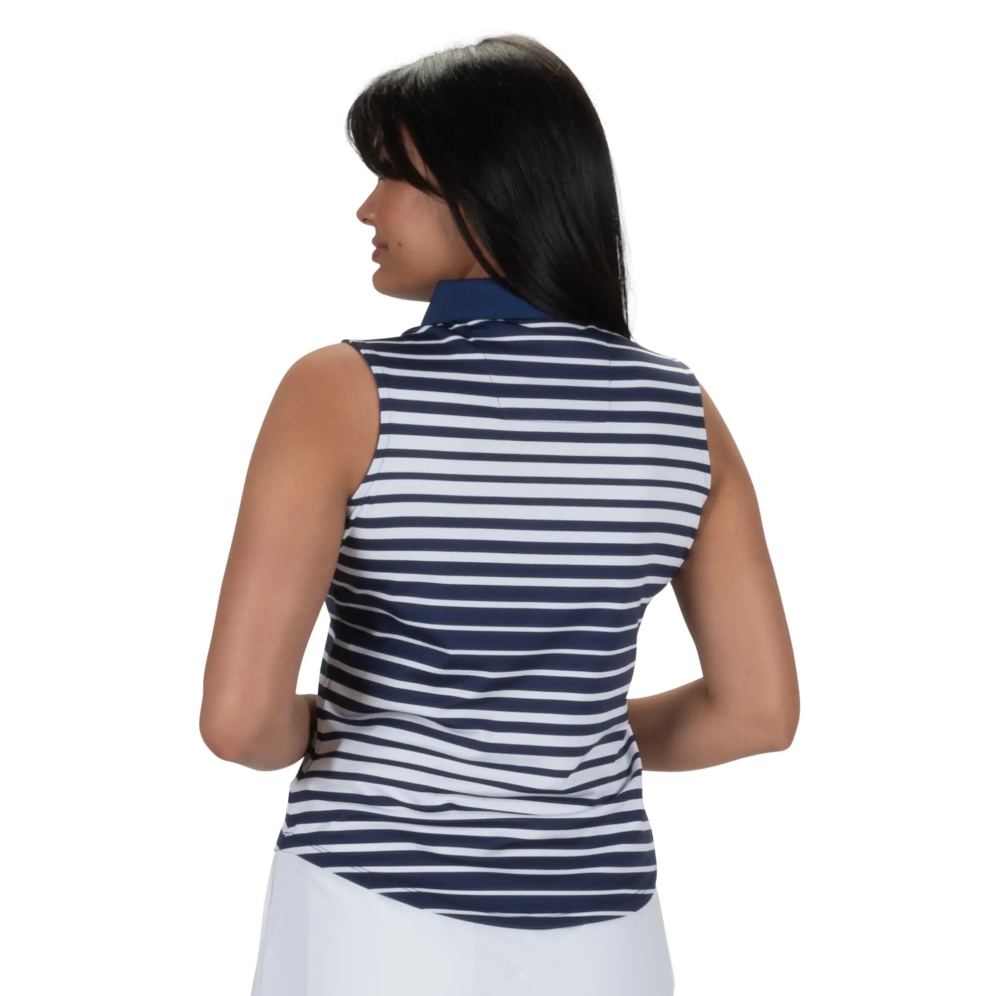 Nancy Lopez  Tango Sleeveless Polo Navy Multi